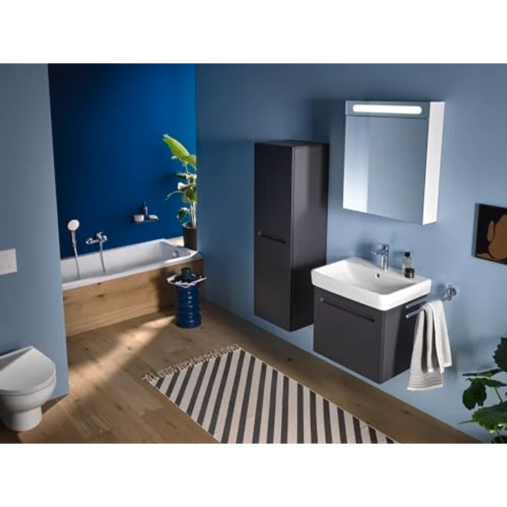 Duravit Badewanne No 1 1, Einbauwanne mit Rückenschrägen, weiss 1700x750mm (145l) – Bild 3
