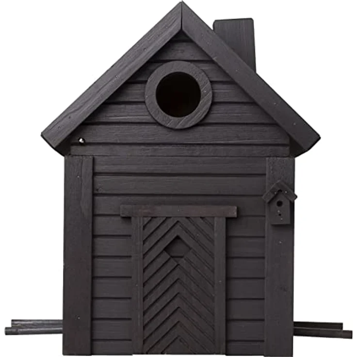 Wildlife Garden WG1127 Multiholk Rußschwarz - Der Kombinierte Vogelfutterhaus und Nistkasten/Vogelhaus aus Holz – Bild 2