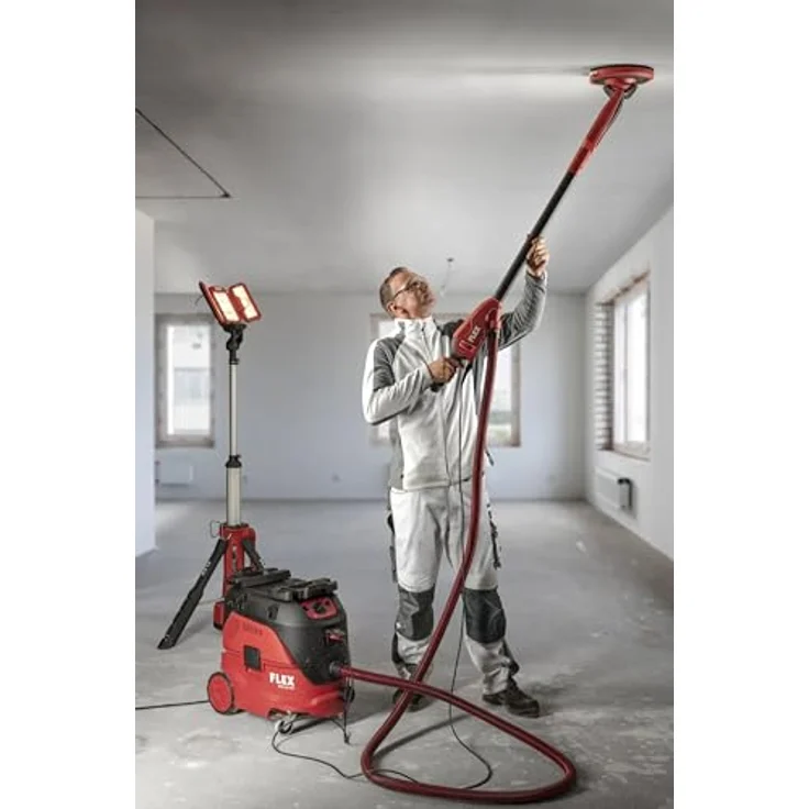 Flex Trockenbauschleifer Giraffe GE 6 R-EC, max. 1680 U/min, leicht und ergonomisch, kardanisch gelagerter Schleifkopf, optimale Staubabsaugung – Bild 13
