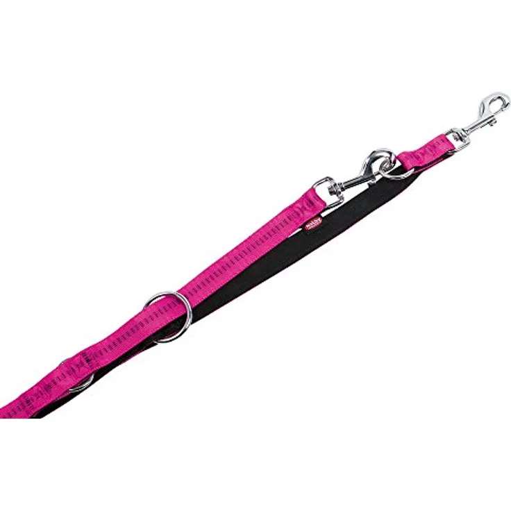 Nobby Führleine Soft Grip, fuchsia / schwarz L: 200 cm, B: 20 mm, 1 Stück