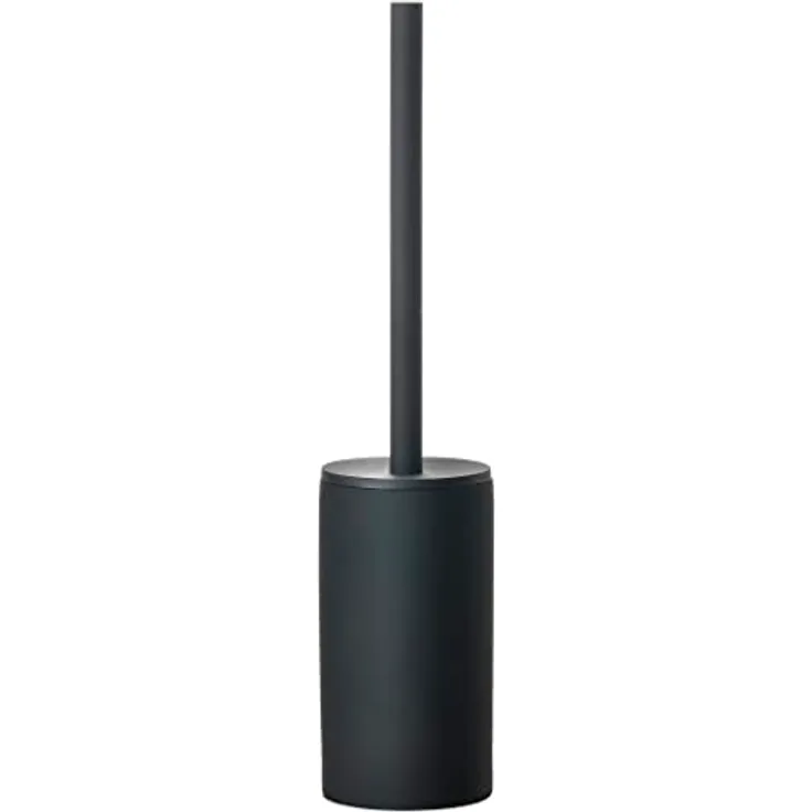 Zone Denmark Solo Toilettenbürste, Klobürste, WC-Bürste aus Porzellan, Stehend, Durchm. 8,4 cm, Höhe 44,8 cm, Schwarz