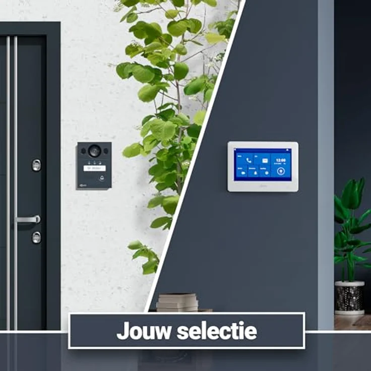 Goliath Intercom Video-Türsprechanlage Goliath Basic Line 2-Draht System, FullHD, Weiß/Anthrazit, mit App-Anbindung und 7 Zoll Touchscreen – Bild 4