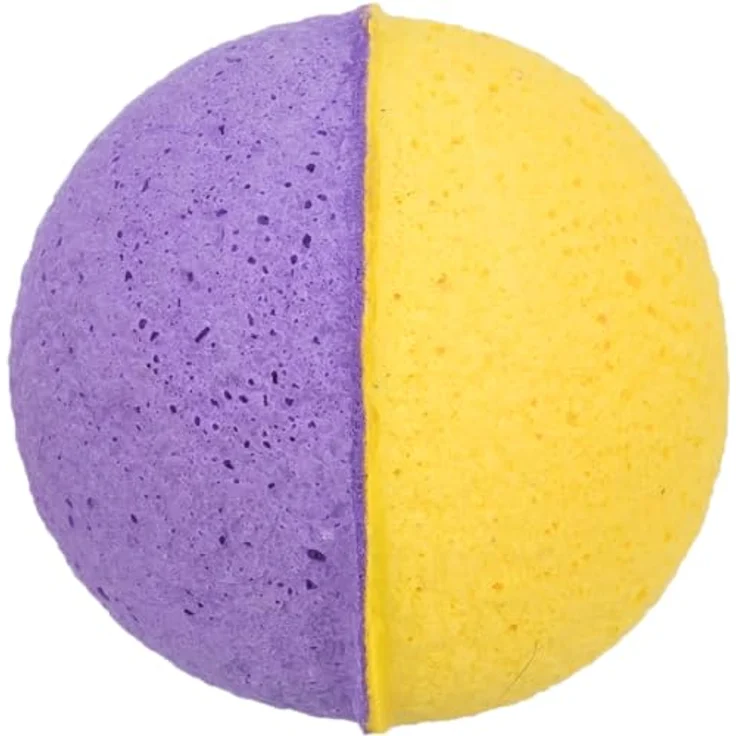 TRIXIE weicher Schaumstoff-Gummi-Ball, ø 3,5 cm, 4 Stück, bunt, Tierspielzeuge – Bild 4