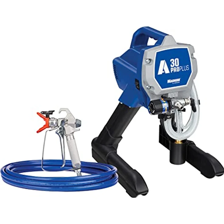 Graco Magnum 17C244 A30 ProPlus Airless-Farbspritzgerät, Fördermenge 1,0 l/min, max. Spritzdruck 207 bar, für Innen- und Außenanwendungen, Blau – Bild 3