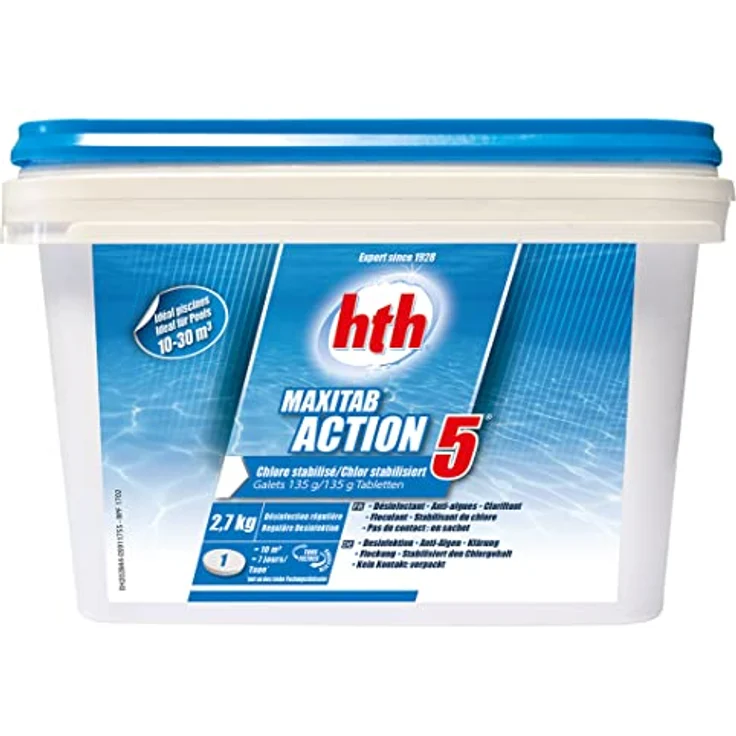 HTH hth MaxiTab ACTION 5 135g Multifunktionstabletten 2,7 kg – Bild 2