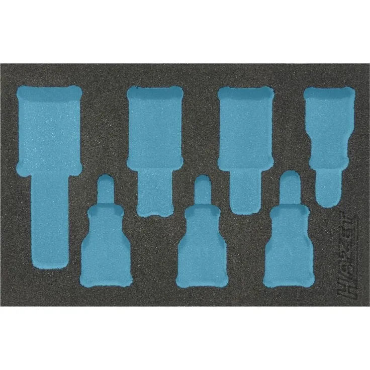 Hazet 2K-Weichschaum-Einlage 163-243L, leer für System-Koffer, Made in Germany, 170 mm x 115 mm x 30 mm