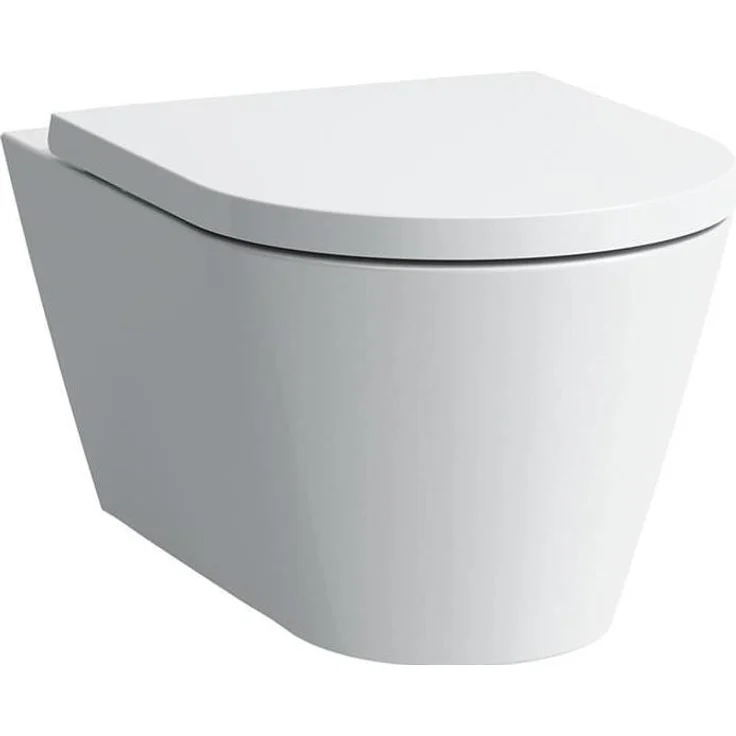 Laufen Kartell Wand WC, Tiefspüler spülrandlos, incl. LCC, WC Sitz mit Absenkautomatik – Bild 1