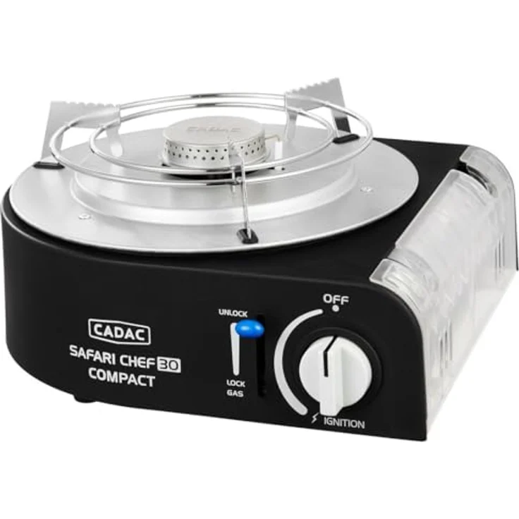 Cadac Safari Chef 30 Compact Lite Gasgrill leichtgewichtiger Campinggrill ø 30 cm 6525L1-20-UN – Bild 3
