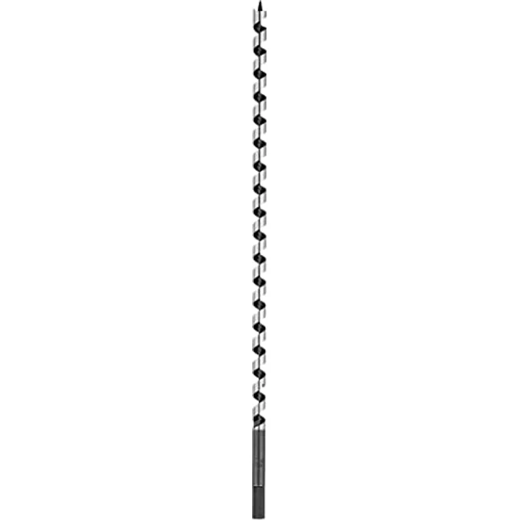 KWB Schlangenbohrer ø 28 mm, 460 mm lang mit 10 mm Sechskantschaft, präzisionsgeschliffen für saubere Holzbohrungen – Bild 1