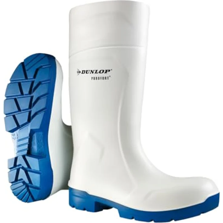Dunlop NIMWEGEN PU-STIEFEL Purofort CA61131, rutschfeste Sicherheitsstiefel mit Zehenschutzkappe, weiß – Bild 3