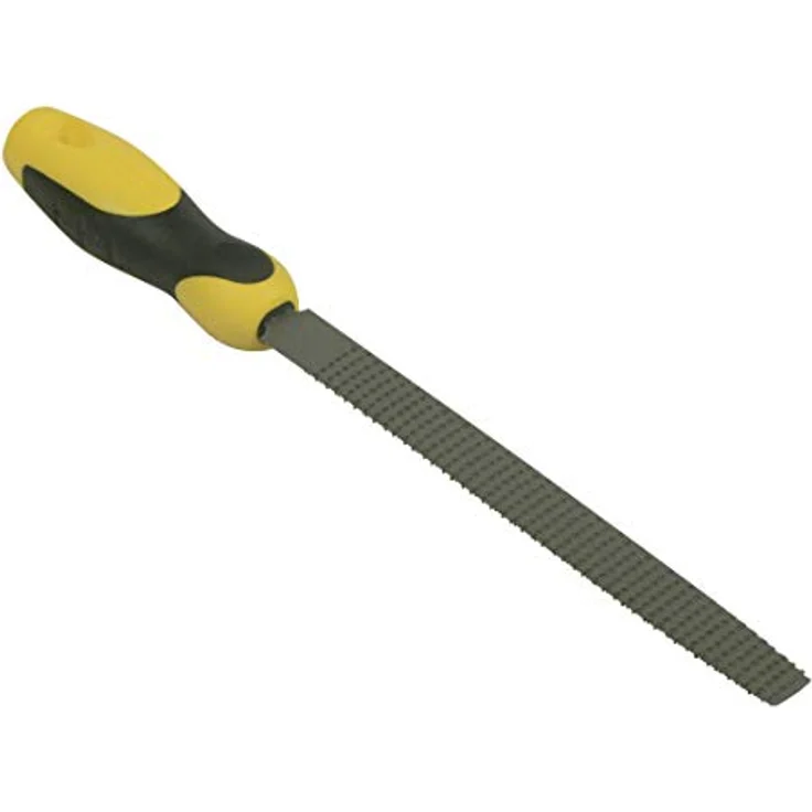 Stanley Holzraspel halbrund, Hieb 1 (200 mm Länge, Karbon-Stahl, ergonomischer Bi-Material Handgriff) 0-22-469 – Bild 2