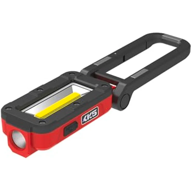 4K5 Tools Arbeitslampe WL 380 (LED-Lampe, Leuchtkraft 280 lm / 380 lm, Spotlicht + Flutlicht, drei Leuchtstufen, Arbeitsleuchte, aufladbar über USB-C) – Bild 9