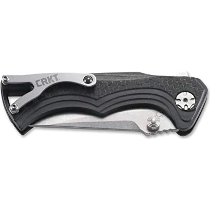 CRKT Unisex – Erwachsene BT Fighter Compact Taschenmesser, Schwarz, 18 cm – Bild 4