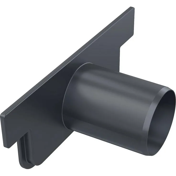 alcadrain Alcadrain Stirnwand der Entwässerungsrinne, mit Zulauf DN40, talkumgefülltes Polypropylen, UV-stabilisiert, kompakte Abmessungen 6x5,3x13,7 cm