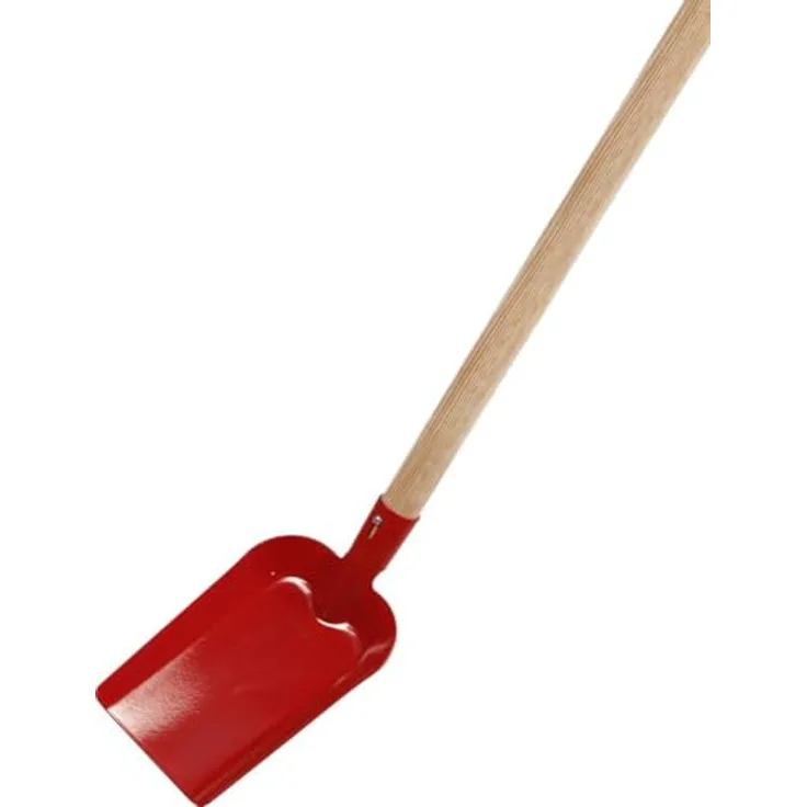 Floraworld Schaufel für Kinder Comfort 88 cm, pulverbeschichtetes Stahlblech, Kiefernholzstiel, für sichere Garten- und Sandkastenspiele
