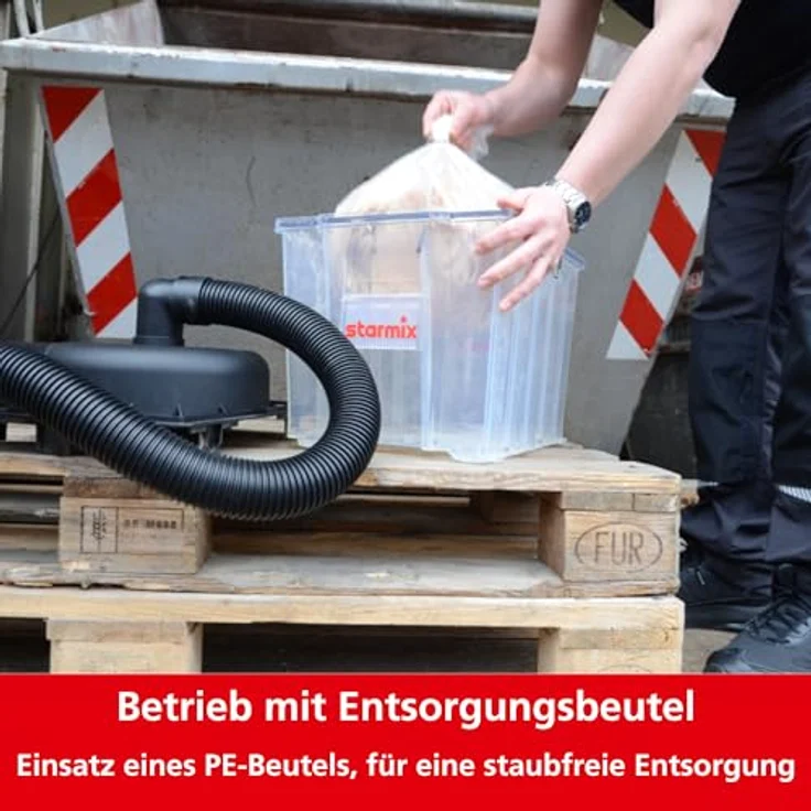 Starmix Vorabscheider Dustfixx, Zyklonabscheider mit bis zu 99% Effizienz, schützt Staubsaugerfilter – Bild 5