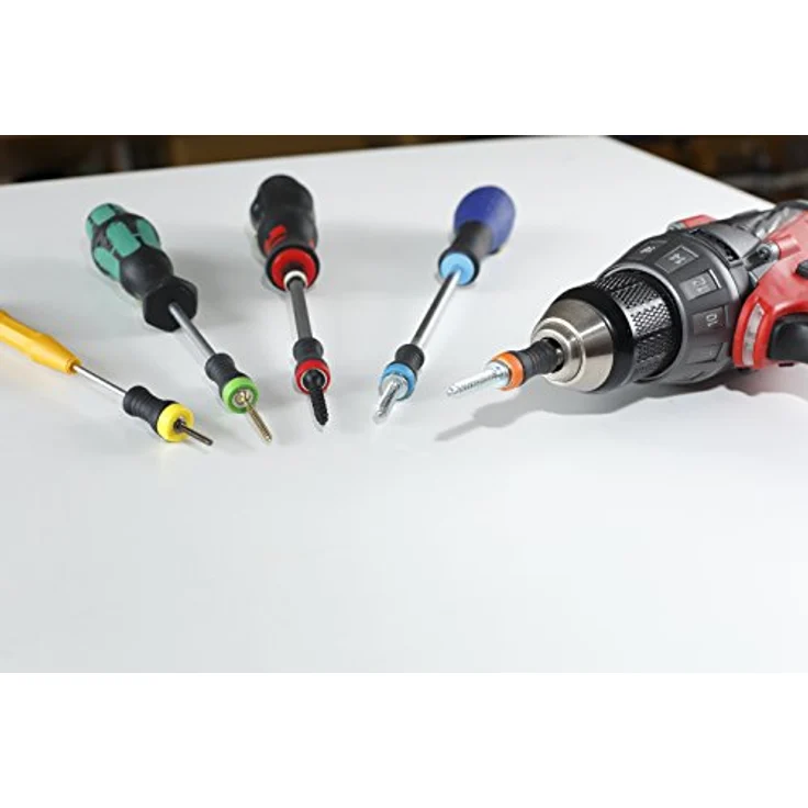 Magnet Driver B33PH Schraubenhalter von Micaton | magnetischer Schraubendreheraufsatz für Schraubendreher und Power-Bits, kein Wackeln oder Herunterfallen, ermöglicht Versenken (Farbkodiert) – Bild 5