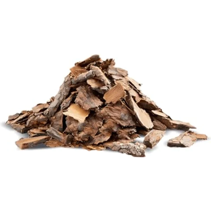 GALAMIO Kiefernrinde Kiefernmulch, Natur Rindenmulch 10-40mm für Garten, 60l Sack, 720l Palette, rotbraun, langlebig und unkrauthemmend – Bild 3