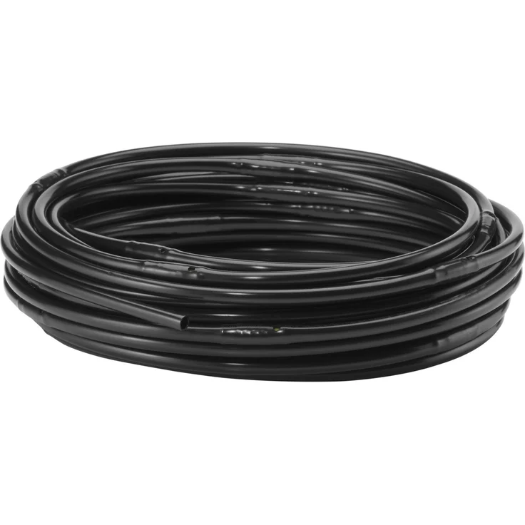 Geka Drip Tropfrohr Ø 6 mm x 15 m, selbstreinigend und hochflexibel für wassersparende Bewässerung von Beeten und Balkonkästen