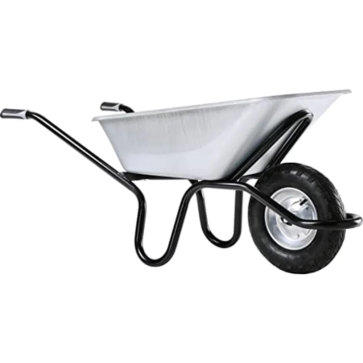 HAEMMERLIN Aktiv Excellium Plus Profi Bauschubkarre Schubkarre 120 Liter Luftrad – Bild 3