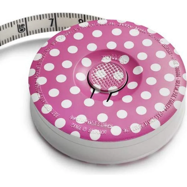 Prym Love Rollmaßband 150 cm, Poly-Fiber-Gewebe, pink/weiß – Bild 3