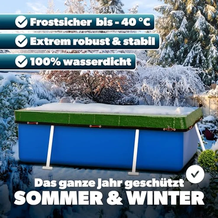 Poolomio Winterplane rechteckig 800 x 400 cm – Bild 5