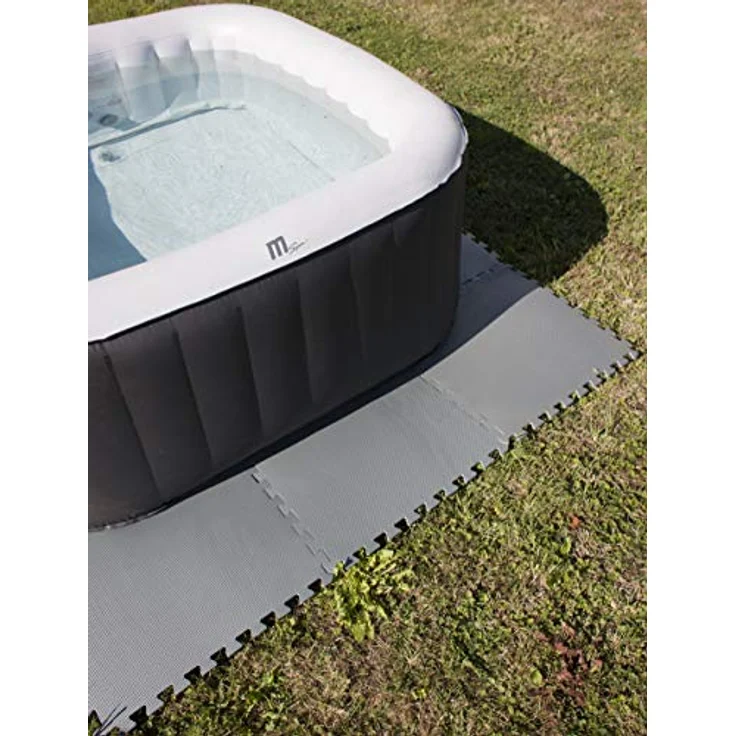 Gre MPF509GY - Bodenschutz für Pools, 9 Einheiten Grau, 8 mm dick – Bild 4