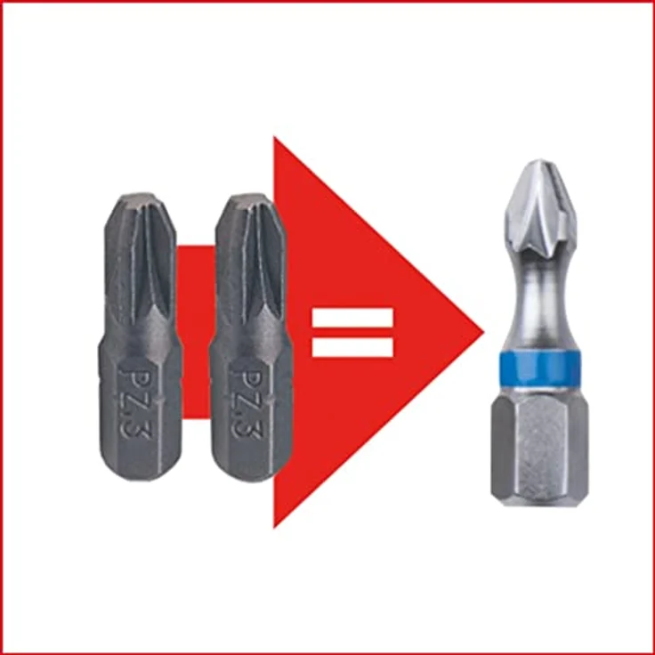 KS Tools 918.3010 1-4'' TORSIONpower Bit-Box, 32-teilig, Bitbox für Handbetätigung und Elektroschrauber, inkl. Schnellwechsel-Bithalter, Stecknussadapter, Gürtelhalter und Bits, in 2-Komponenten-Box – Bild 7