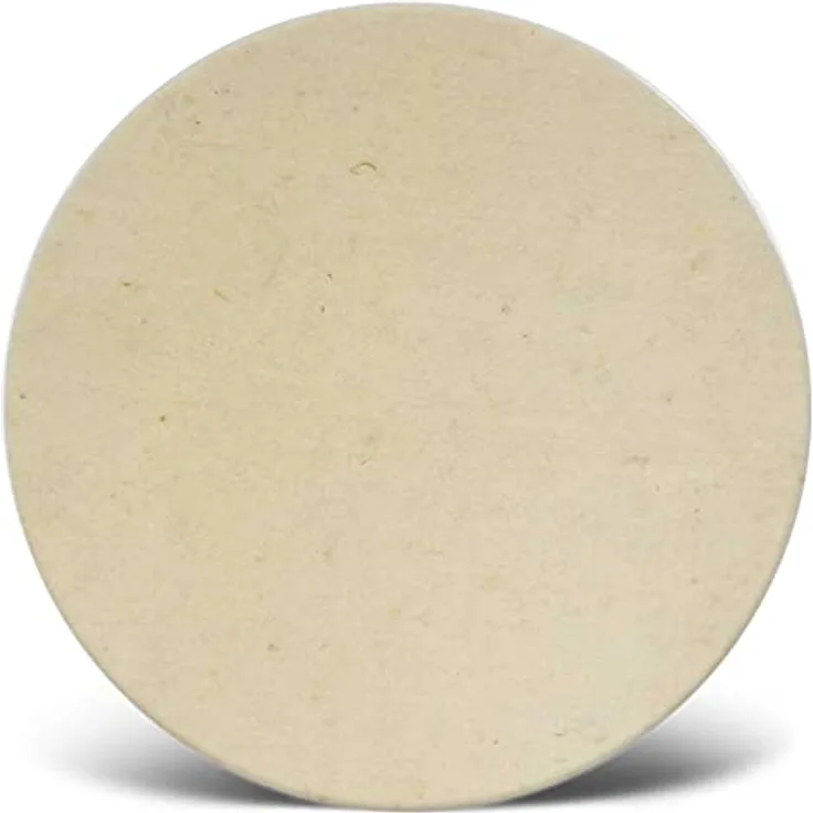 MENZER Wollpads (echt), 406 mm für Einscheibenmaschinen, 100 % gefilzte Naturwolle, 5 Stk.