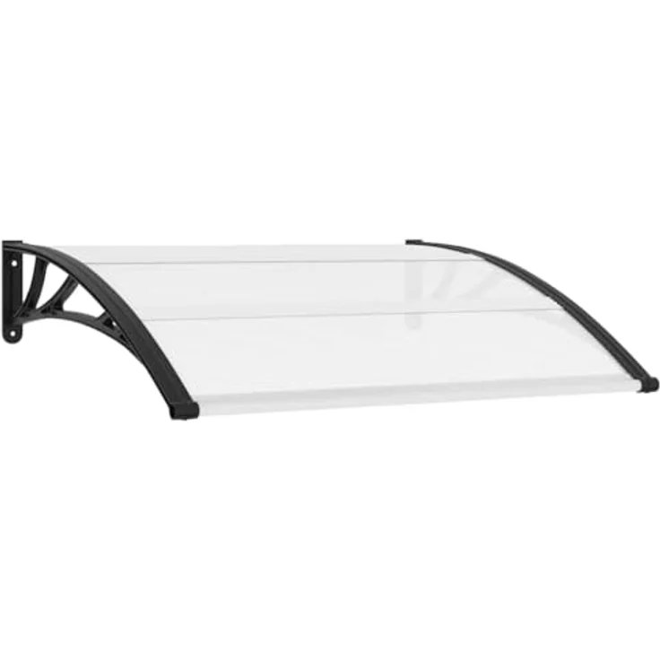 vidaXL Türvordach 120×100 cm PC – Bild 2