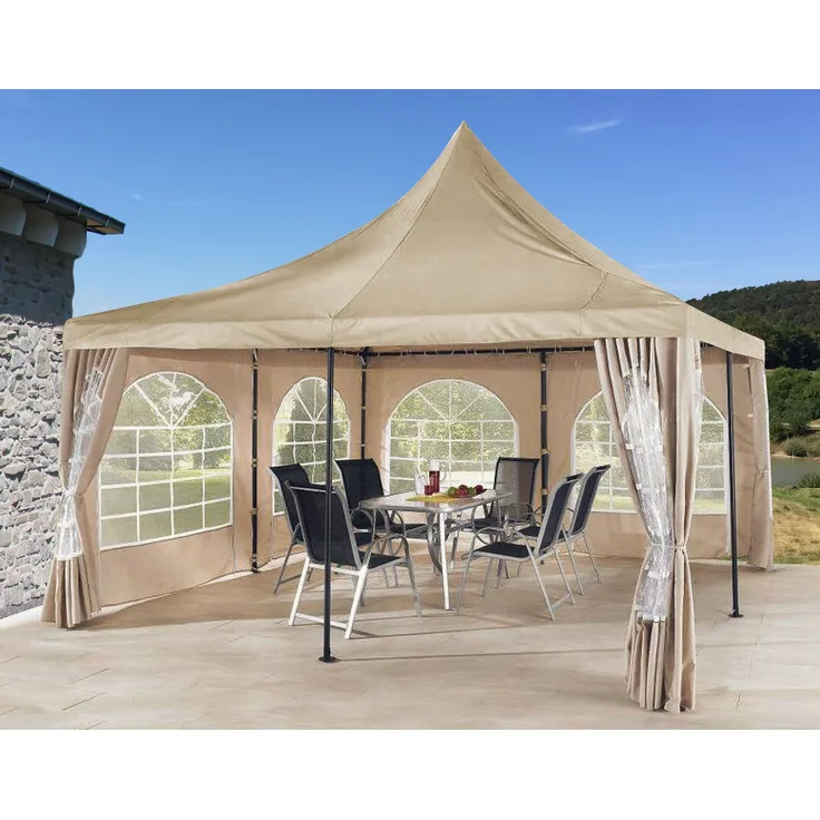 Quick Star Pavillon-Ersatzdach Ersatzdach 4x4m für Pavillon Sahara Sand