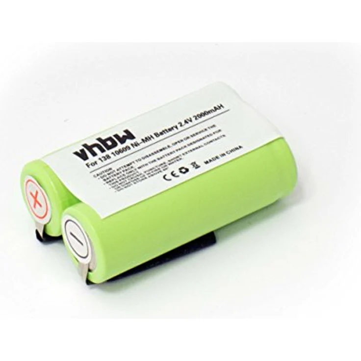 Vhbw Akku kompatibel mit Philips Philishave HQ4850, HQ4866, HQ487/B, HQ4870, HQ4890, HQ5620, HQ5660 Rasierer, NiMH 2000 mAh, 2,4 V – Bild 2