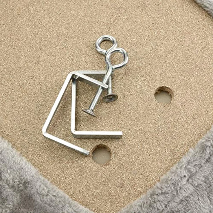 CanadianCat Company | CanadianCat Company | Katzen Fensterliege groß Katzenbett Fensterbank - Snuggly Place Large in hellgrau - Flauschiges Fensterbrett Katze waschbar | ca. 75 x 35 cm – Bild 5