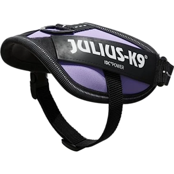 Julius-K9 IDC Powergeschirr Lila, Hochwertiges Brustgeschirr für Hunde mit vielen Funktionen und Erweiterungsmöglichkeiten, inklusive Halsband + Leine – Bild 4