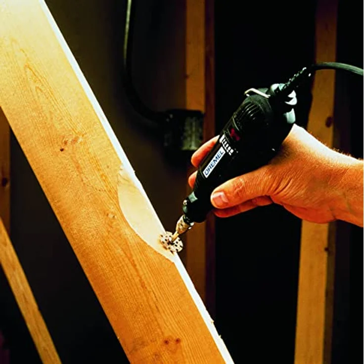 Dremel 542 Trenn- und Formscheibe Zubehörsatz (für Multifunktionswerkzeug mit 1 Trennscheibe (karbidbeschichtet) 25,4mm zum Schneiden und Fräsen verschiedener Holzarten wie Hart und Weichholz) – Bild 6