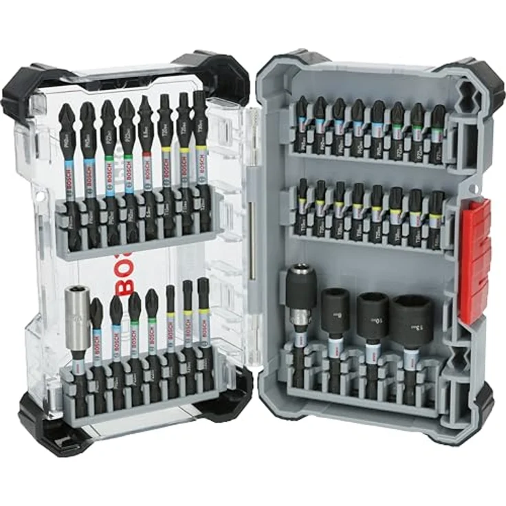 Bosch 36x PRO Impact Set, 36-tlg. (200 x 107 mm, Professional Zubehör Schraubendreher, Schraubendreher) – Bild 1