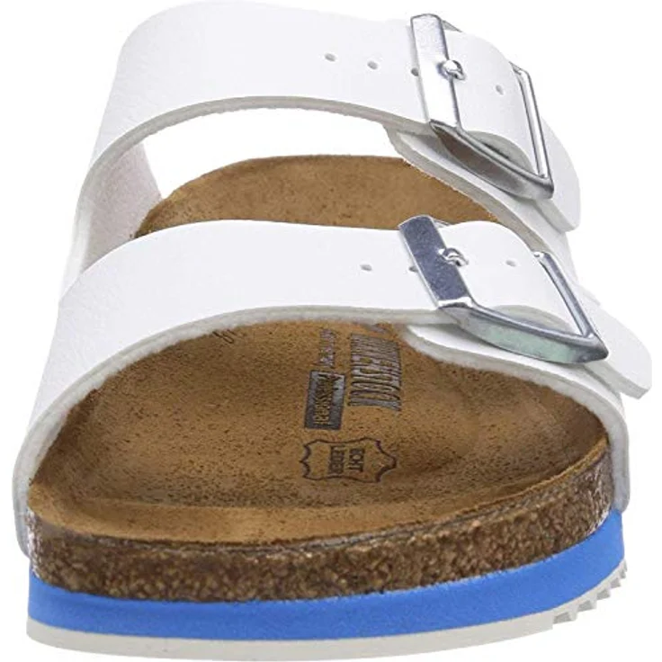 BIRKENSTOCK Professional Arizona - zuecos de Material sintético Unisex, Blanco - Blanc (White Ls White/Blue), 43 – Bild 2