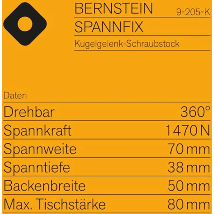 BERNSTEIN TOOLS FOR ELECTRONICS Gelenkschraubstock Kugelgelenk-Schraubstock SPANNFIX zum Anklemmen (Klett), ergonomisch einstellbar, mit auswechselbaren Spannbacken - Farbe: variabel – Bild 6
