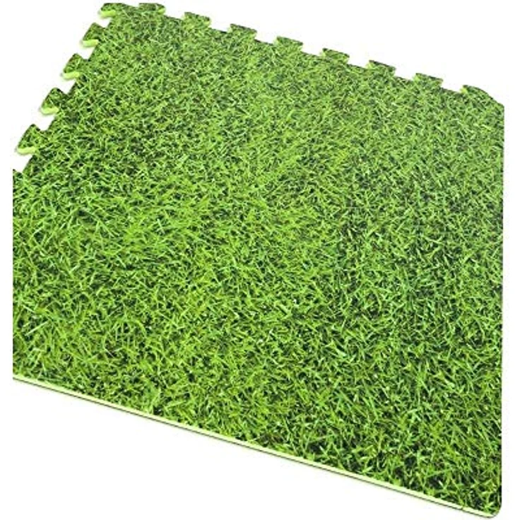 Bodenschutzmatte 50 x 50 cm, 8mm - 2,25m² - Rasenoptik – Bild 4