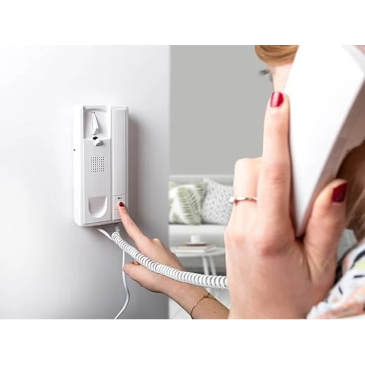 SCS SEN4137091 Gegensprechanlagen-Set, zum Einbau in die Wand, Metall, mit 2 Kabeln – Bild 3