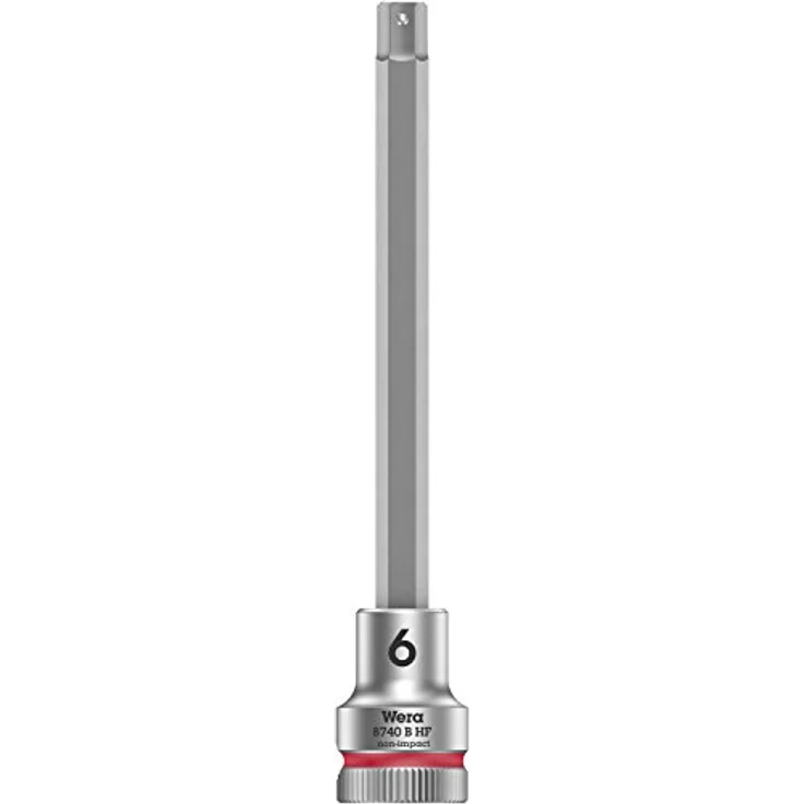 ELC Bit- und Steckschlüsselset Wera 8740 B HF 1, Zyklop Bitnuss-Satz mit 3/8"-Antrieb, inklusive 4 Kreuzschlitz- und 2 Schlitz-Schraubendrehern – Bild 10