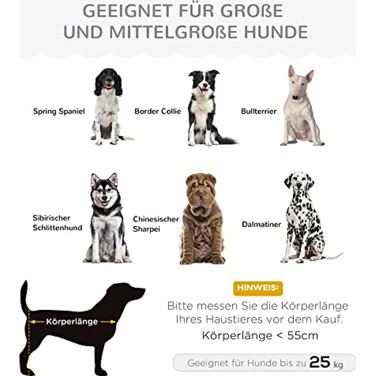 Pawhut Hundesofa mit Rückenlehne Haustiersofa mit Holzbeinen Hundebett Weichem Bezug, Katzensofa Dunkelgrau 98,5x60,5x35,5 cm – Bild 4