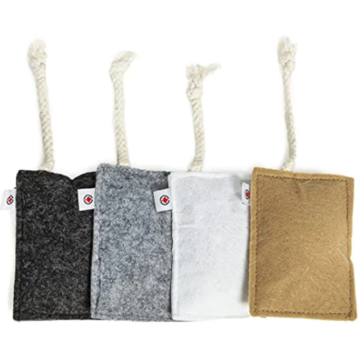 CanadianCat Company | 4er Pack | Filzkissen FELTY mit je 5gr. Katzenminze | Knuddel Kissen für Katzen | Schmusekissen – Bild 2