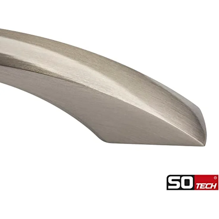 SOTECH Schrankgriff ZOE Möbelgriff Schubladengriff BA 128 mm Edelstahloptik – Bild 2