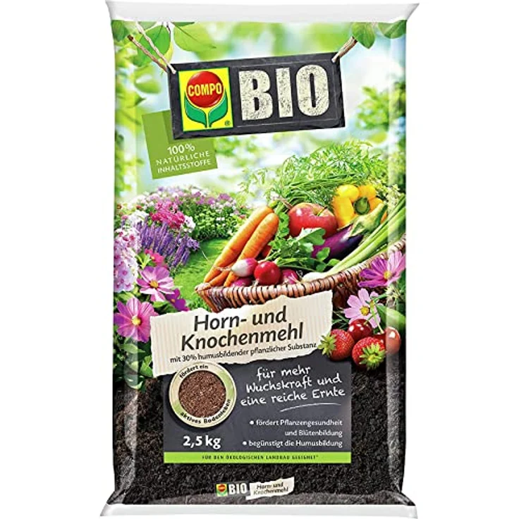 Compo Horn- und Knochenmehl Compo 12631 Horn???? 2,5kg – Bild 2