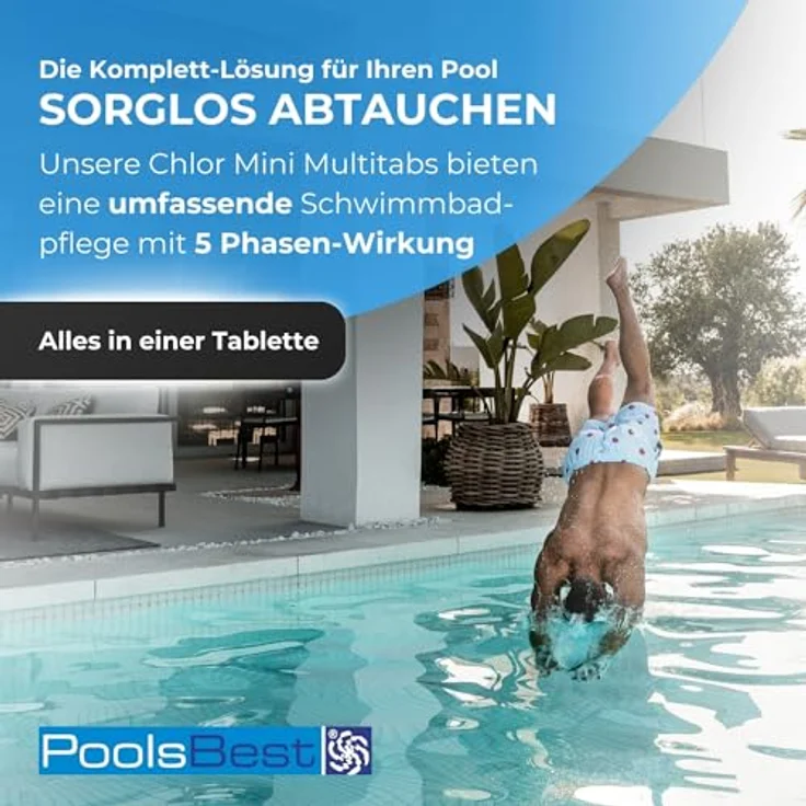 5 kg - PoolsBest® Mini - Multitabs 5 in 1, 20 g Tabletten – Bild 2