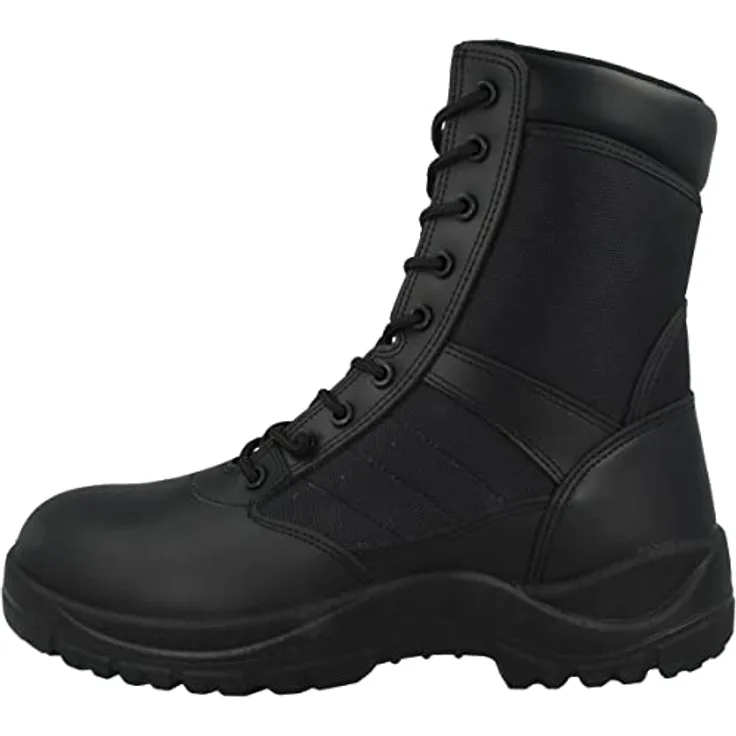Magnum Centurion 8.0 SZ Herren Berufsschuh, Sicherheitsstiefel mit YKK-Reißverschlusssystem, schwarz