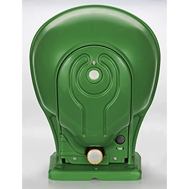 Kerbl Heizbares Tränkebecken aus Kunststoff mit Rohrventil HP20/230, 2,8 Liter, farbe grün, integriertes Frostschutzthermostat, regulierbarer Wasserdurchfluss bis 11 L/min – Bild 3