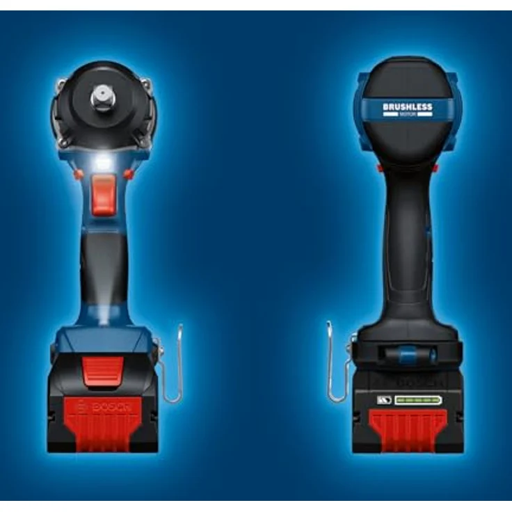 Bosch Professional 18V System Akkus-Lackmuttern GDS 18V-750 C, 1000 Nm Lösemoment, 2 x 8,0Ah Akku, Ladegerät GAL 1880 CV, L-BOXX – Bild 3