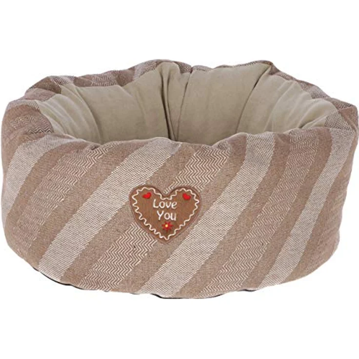 Kerbl Maxi-Pet 80394 Welpenbett Love You, beige, 40x20 cm – Bild 1